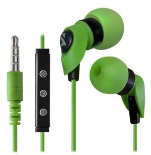 2067 DEFENDER EARPHONES PULSE 455 ANDROID GREEN