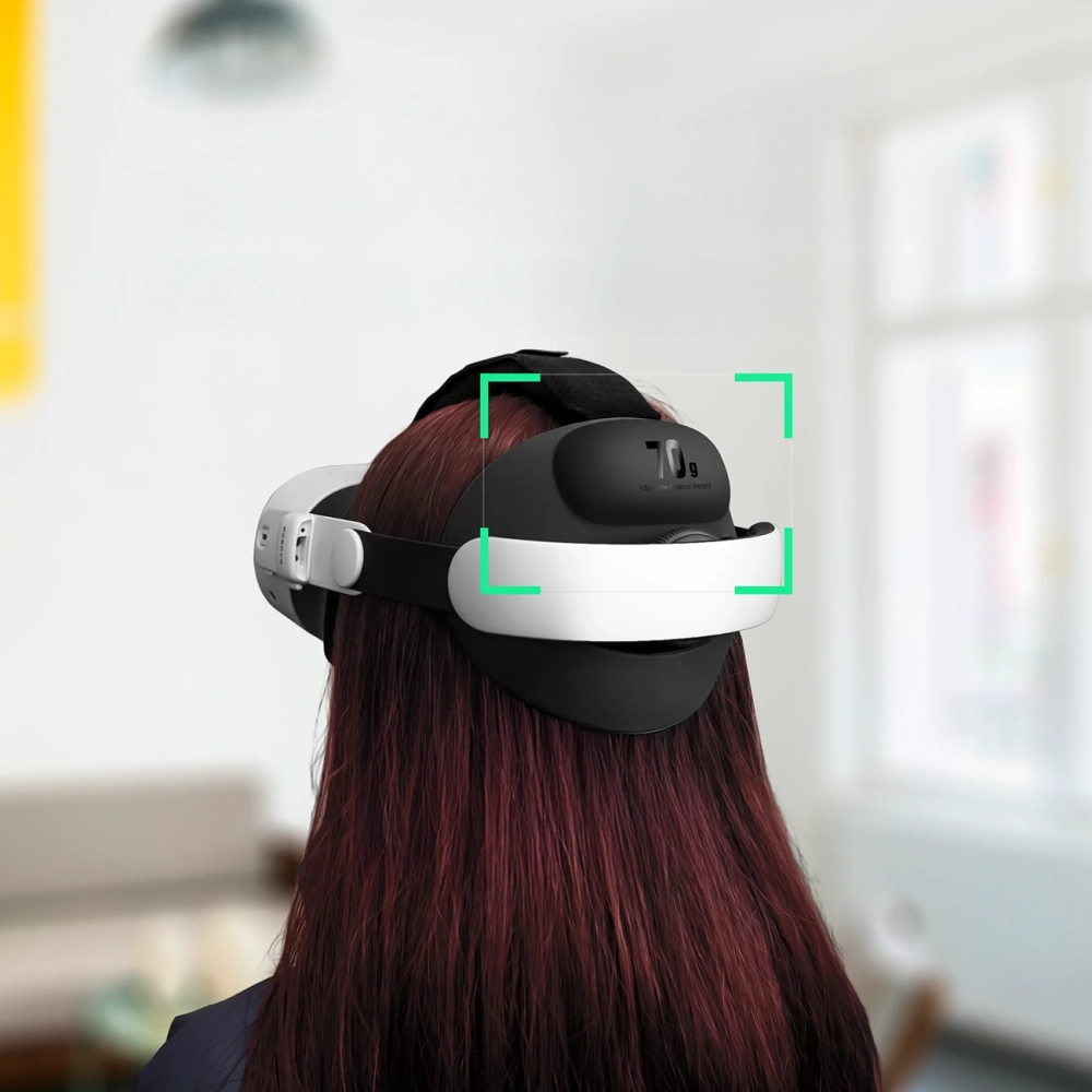 BoboVR E3 Head Strap for Meta Quest 3 and 3S - White and Blackeng