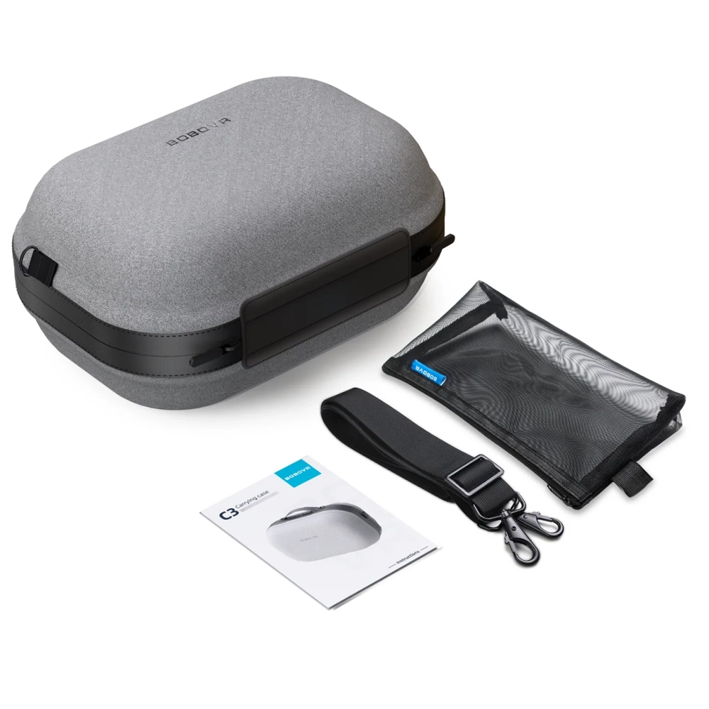 BoboVR C3 Carrying Case for Meta Quest 3 and 3S - Grayeng