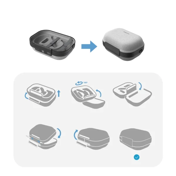BoboVR C3 Carrying Case for Meta Quest 3 and 3S - Grayeng