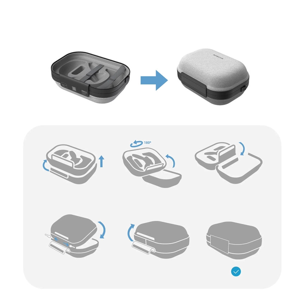 BoboVR C3 Carrying Case for Meta Quest 3 and 3S - Grayeng