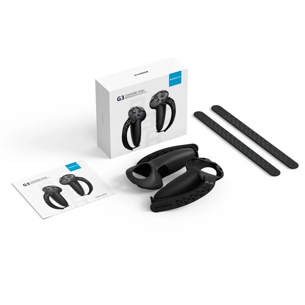 BoboVR G3 Controller Holders for Meta Quest 3 and 3S - Blackeng