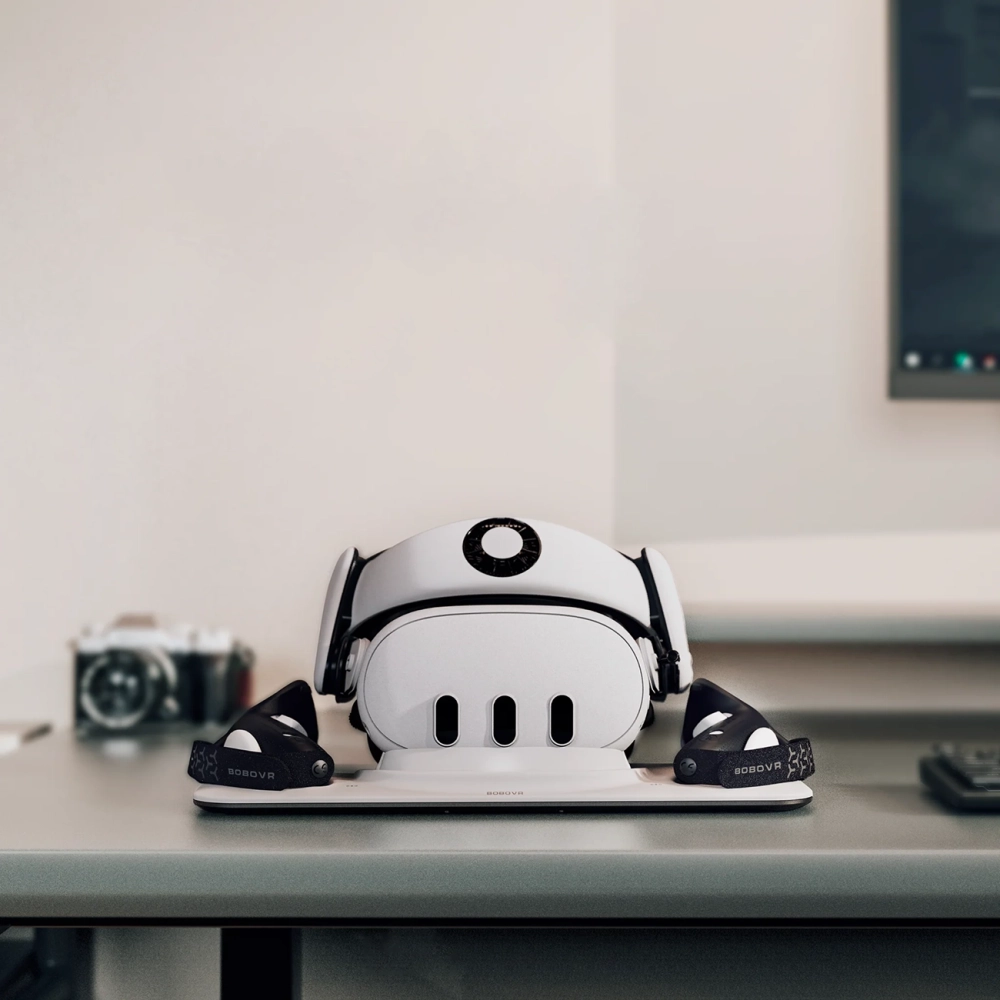 207098_6 BoboVR D3 Docking Station for Meta Quest 3 - Whiteeng