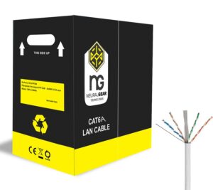 NG ΚΑΛΩΔΙΟ ΔΙΚΤΥΟΥ UTP ΓΚΡΙ CAT6A COPPER 305m, 23AWG