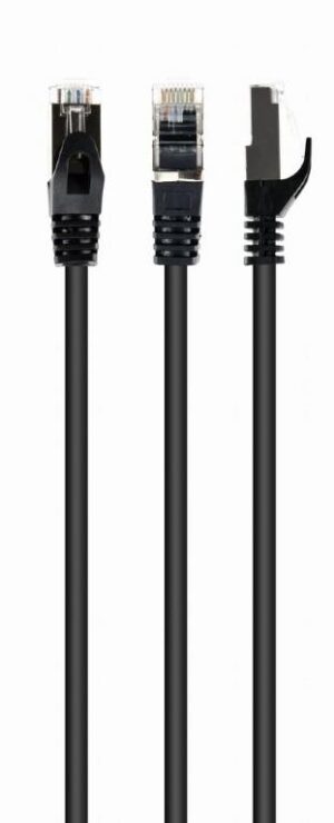 CABLEXPERT ΚΑΛΩΔΙΟ S/FTP CAT6A 0.5m, LSZH, ΜΑΥΡΟ
