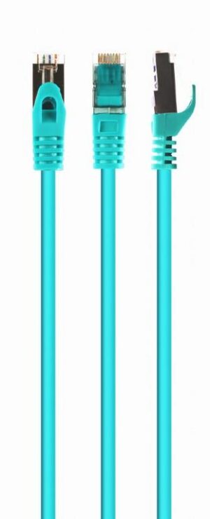 CABLEXPERT ΚΑΛΩΔΙΟ S/FTP CAT6A 1m, LSZH, ΠΡΑΣΙΝΟ