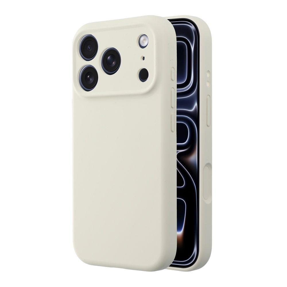 Case for IPHONE 17 Forcell F-Protect Rubber Premium compatible with MagSafe antique white