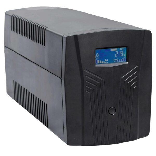 280 NG UPS 1500VA/900W ΜΕ AVR, LINE INTERACTIVE, USB, 3 SCHUKO, 2 x 12V8A, ΟΘΟΝΗ