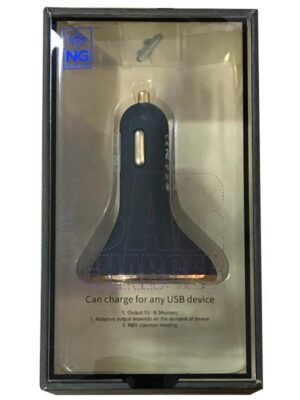 286 NG ΦΟΡΤΙΣΤΗΣ ΑΥΤΟΚΙΝΗΤΟΥ 3USB 5V 6.3A ΜΑΥΡΟ