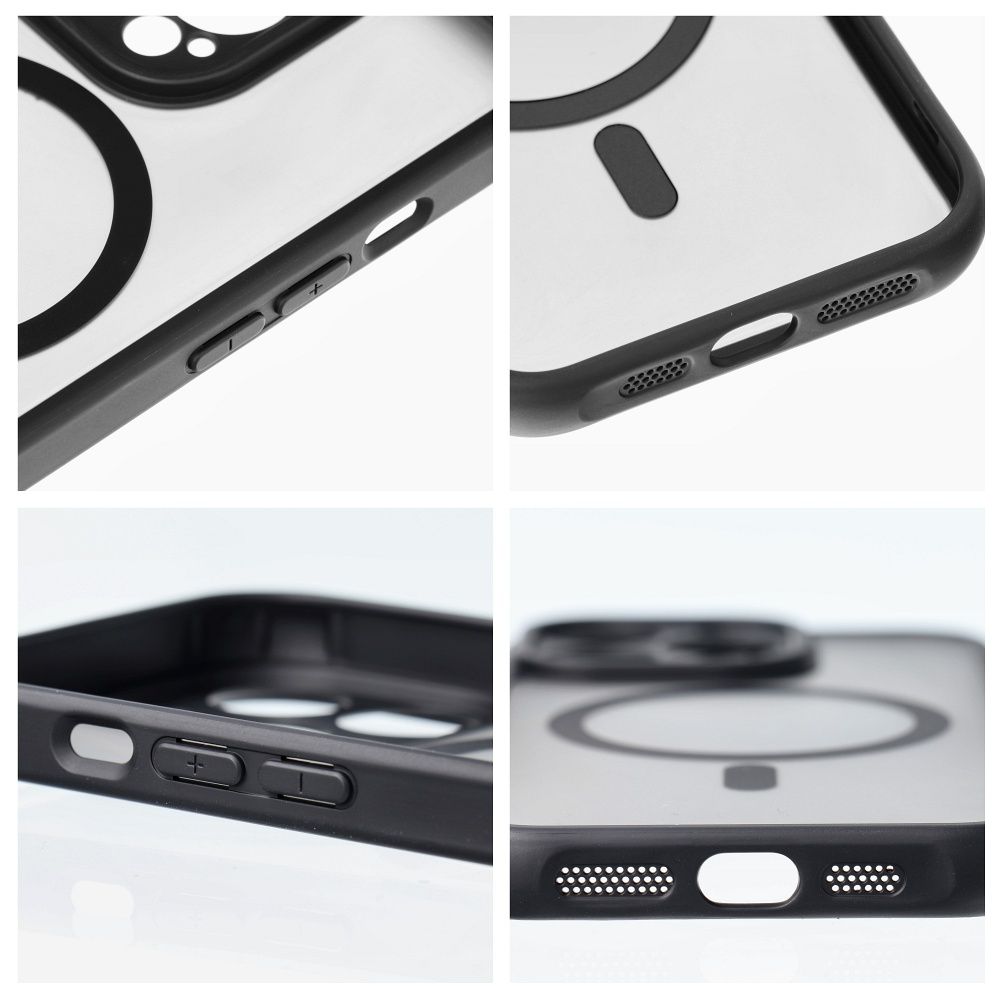 FULL MATTE MAG COVER case compatible with MagSafe for XIAOMI Redmi Note 15 5G black