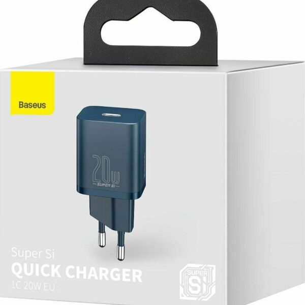 31746 BASEUS SUPER SI ΦΟΡΤΙΣΤΗΣ ΓΡΗΓΟΡΗΣ ΦΟΡΤΙΣΗΣ, 20W, ΜΠΛΕ
