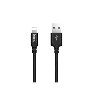 Cable USB A to Lightning Hoco 2A 2 m X14 black