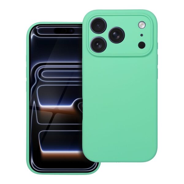 Case SILICONE 2mm for IPHONE 17 Pro mint