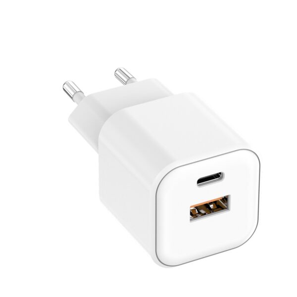 493190_oryg Setty wall charger USB-A + USB-C 20W LSGaN-AC-200 white