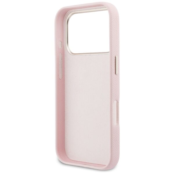 Guess HC PU FW RESIN LOGO PINK case for iPhone 17 Pro Max 6,9"