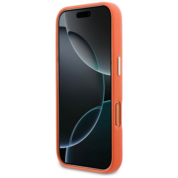 Guess HC PU FW RESIN LOGO ORANGE case for iPhone 17 Pro 6,3"