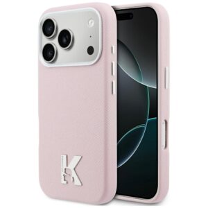 Karl Lagerfeld case for iPhone 17 Pro Max 6,9" HC MAGSAFE PU FW W/ KHEAD LOGO PINK