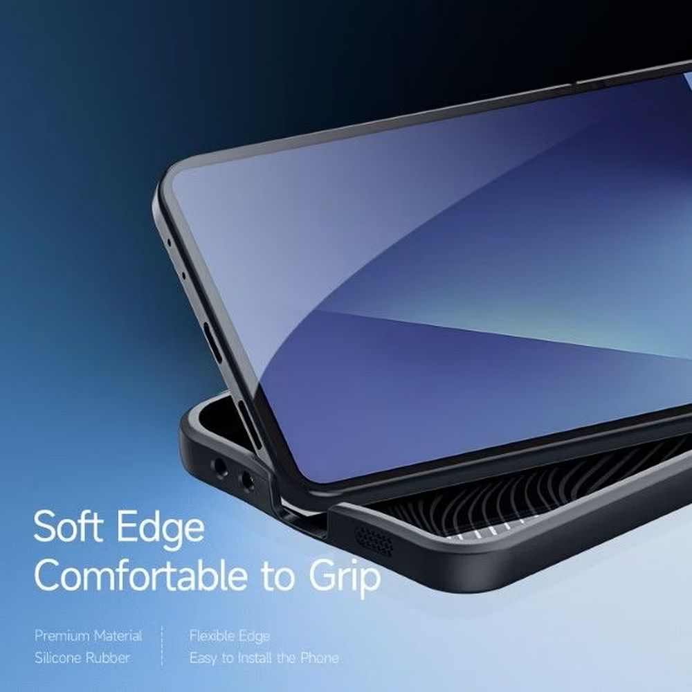 DUX DUCIS case YIND for SAMSUNG Z Flip7 (Full Window) black