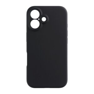 Case for iPhone 16 Forcell F-Protect Rubber Premium compatible with MagSafe black