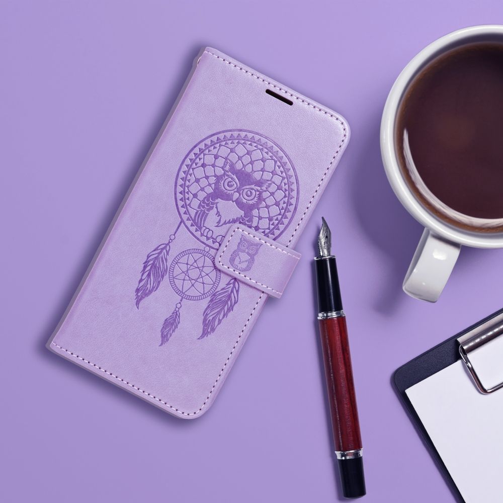 550c6be840dd7ad15f95ac996ed16467 MEZZO Book case for XIAOMI Redmi Note 15 5G dreamcatcher purple