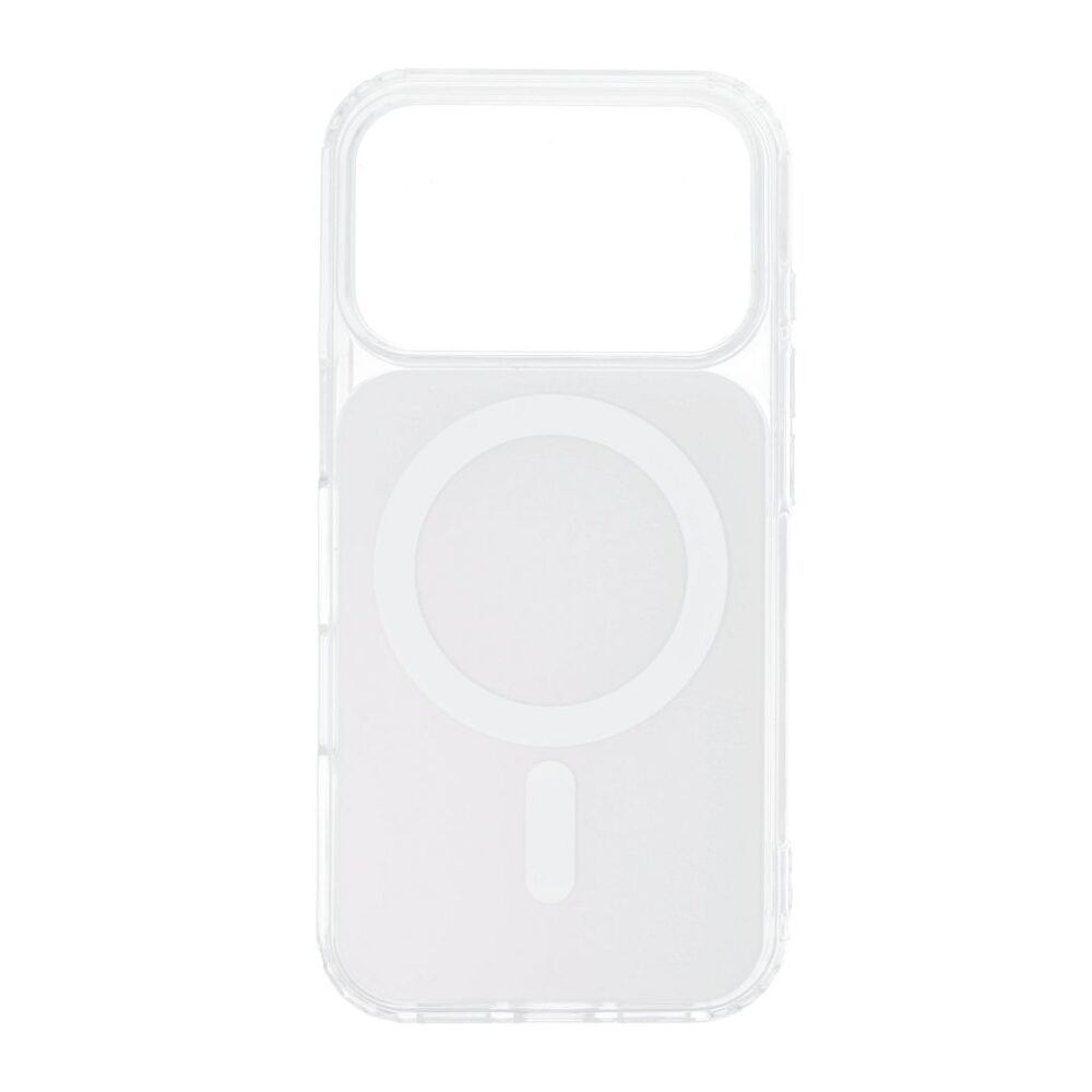 CLEAR FUSION MAG COVER Case compatible with MagSafe for IPHONE 17 Pro white