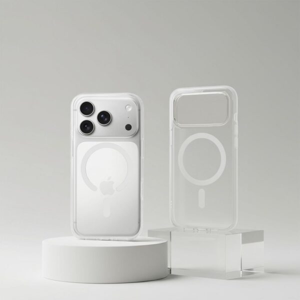 Case for iPhone 17 PRO Forcell F-Protect Clear Hybrid Premium compatible with Magsafe clear