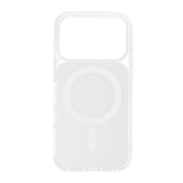 CLEAR FUSION MAG COVER Case compatible with MagSafe for IPHONE 17 Air white