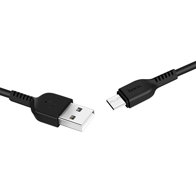 Cable USB A to USB C Hoco 2,4A 3 m X20 black
