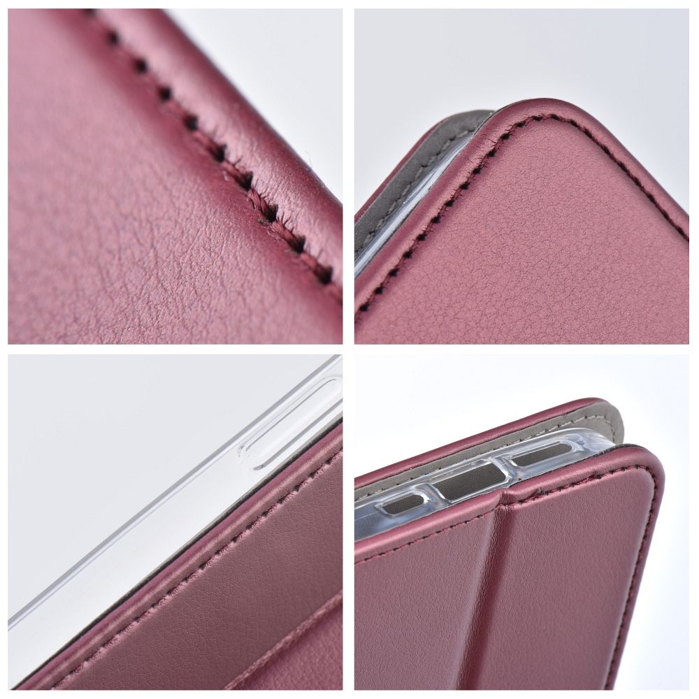SMART MAGNETO Book case for XIAOMI Redmi Note 15 4G burgundy
