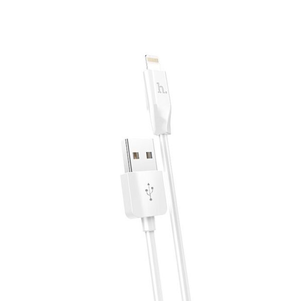 Cable USB A to Lightning Hoco 2,1A 2 m X1 white