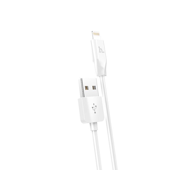 Cable USB A to Lightning Hoco 2,1A 2 m X1 white