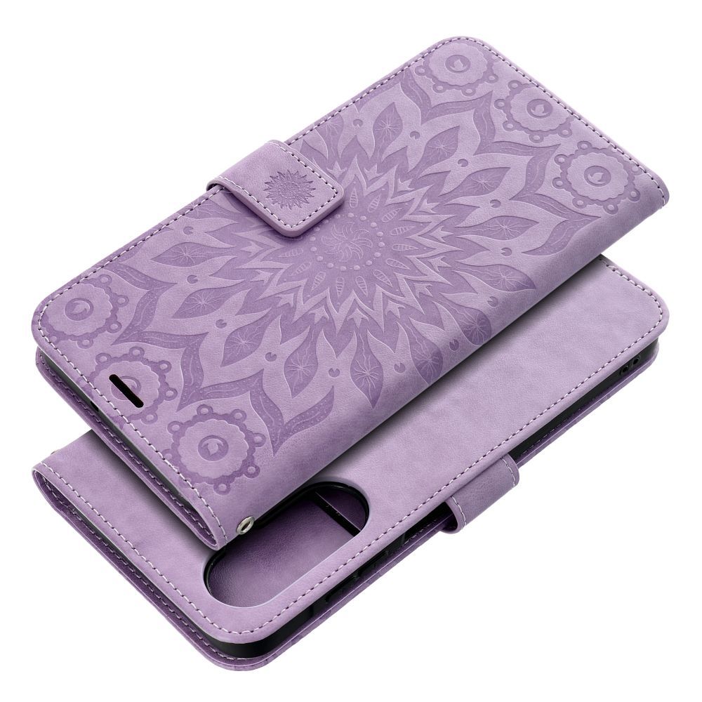 6436dc3424a51cba03331a697e042dd2 MEZZO Book case for XIAOMI Redmi Note 15 PRO 4G mandala purple