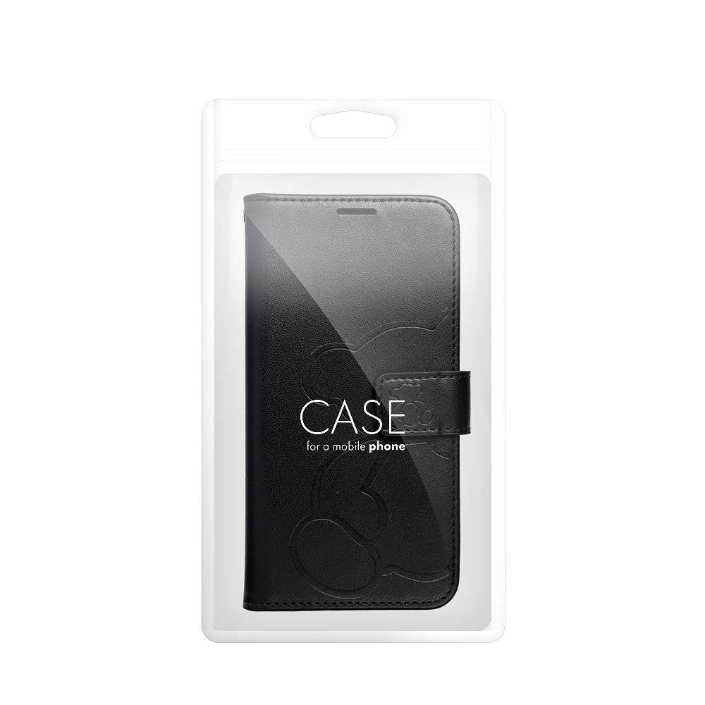 6b26be4c0b34da0ca934cad39b3b10a2 MEZZO Book case for SAMSUNG A56 5G teddy bear black