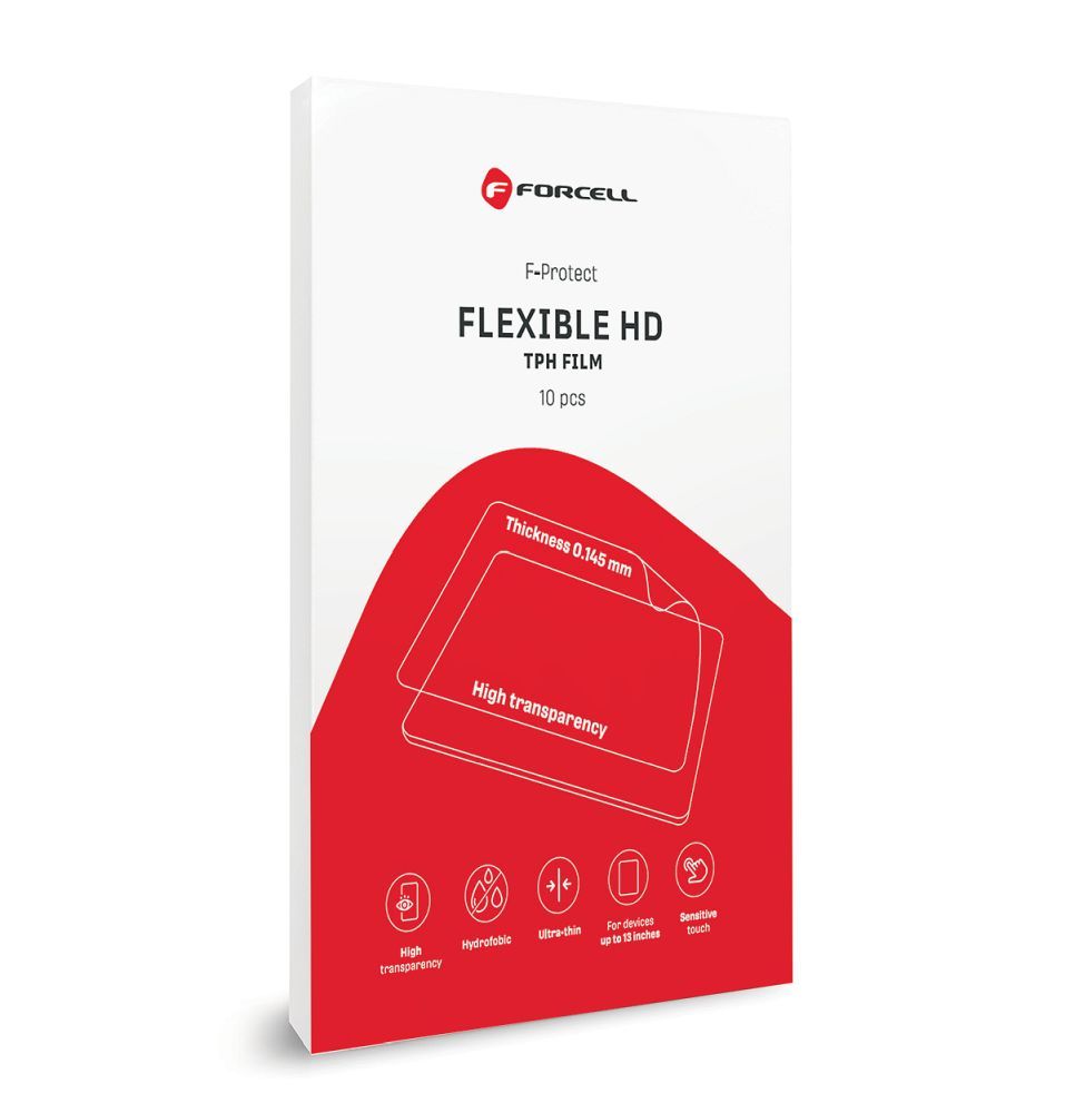 Cutting film for cutting machine Forcell F-Protect Flexible TABLET HD for tablets max 13" 10 pcs transparent