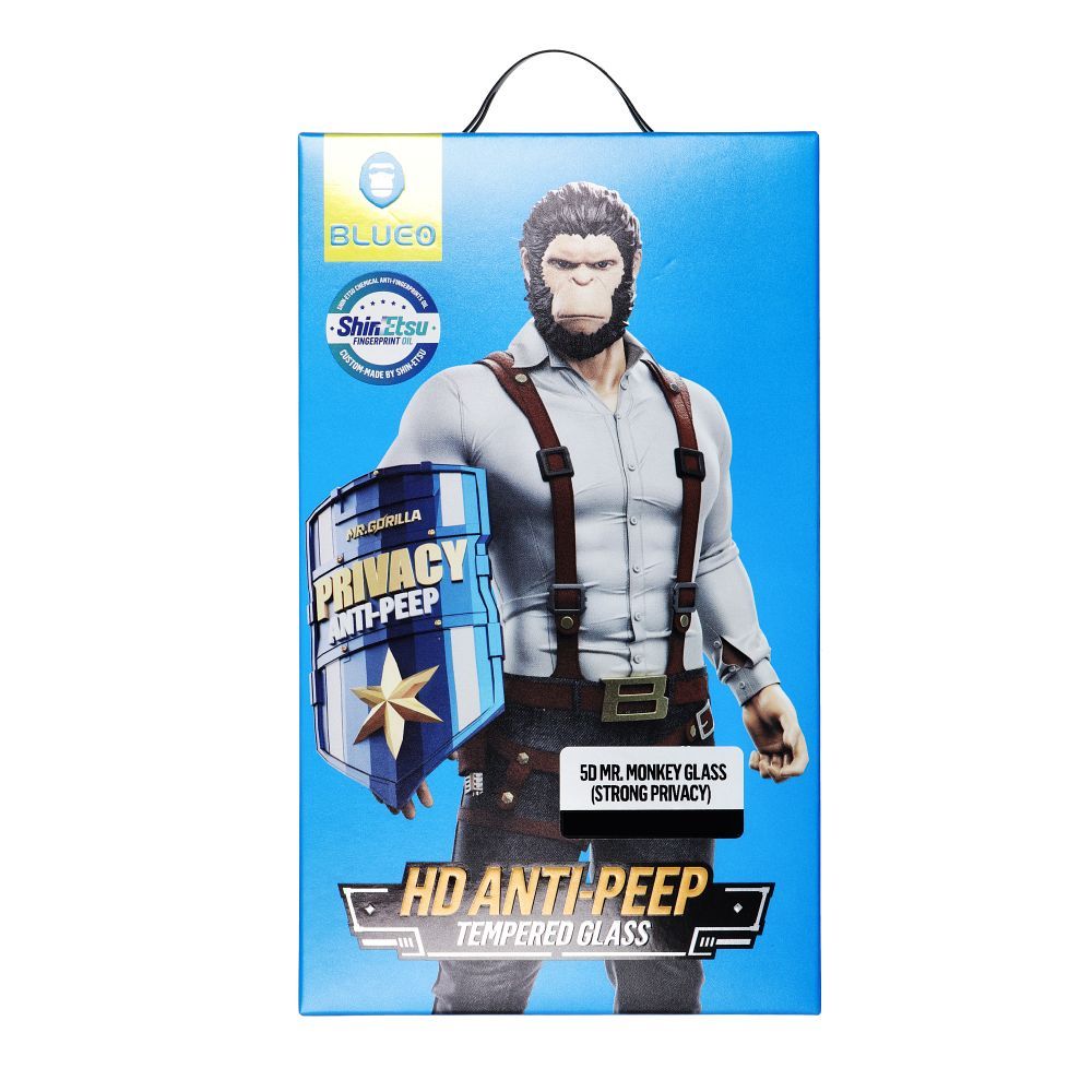 5D Mr. Monkey Glass - for Samsung Galaxy S26 black (Strong Privacy)