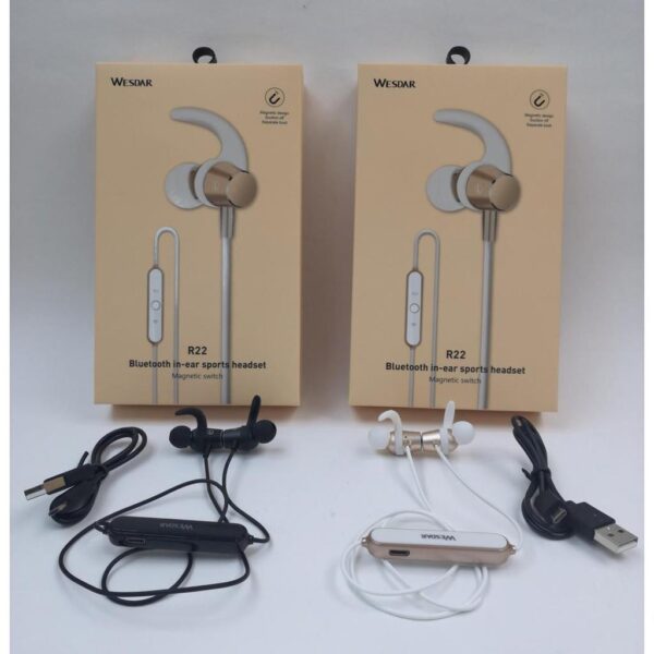 WESDAR R22 BLUETOOTH HEADPHONES, ΜΑΥΡΟ
