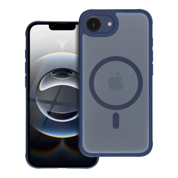 FULL MATTE MAG COVER case compatible with MagSafe for IPHONE 17 Pro blue