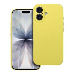 Case SILICONE 2mm for IPHONE 17 lemon