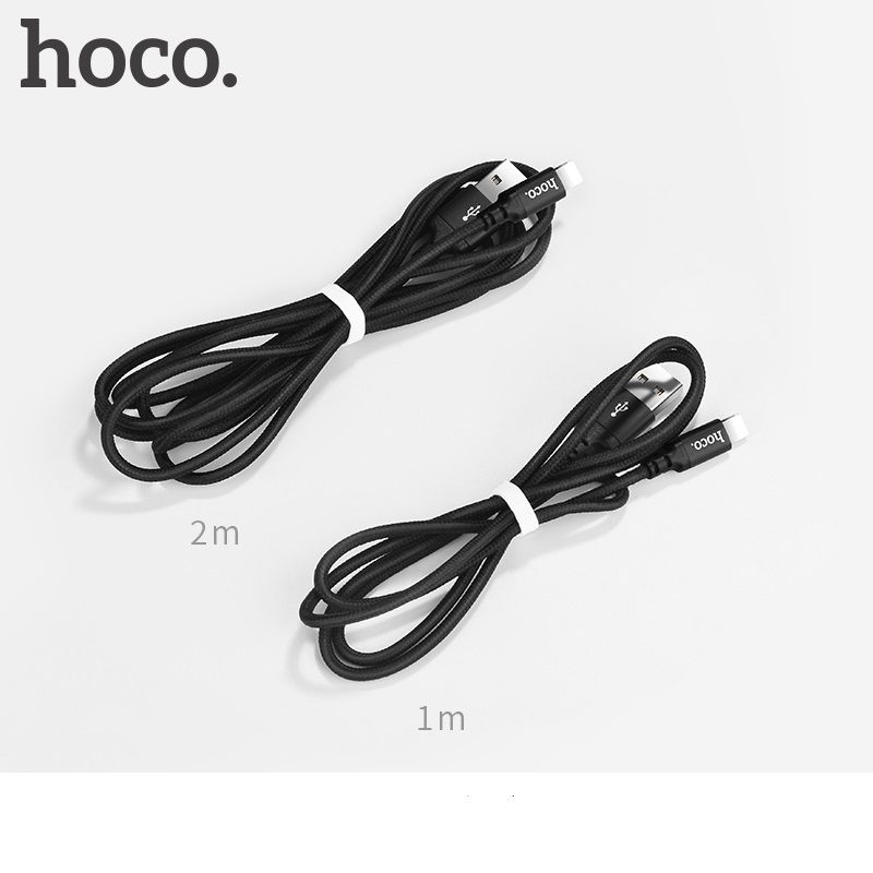 Cable USB A to USB C Hoco 2A 2 m X14 black