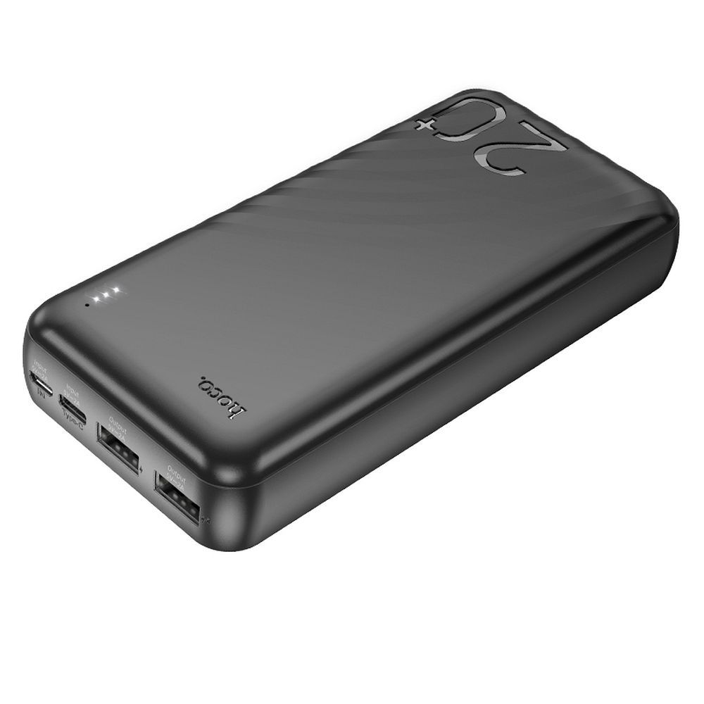 9a1b1f02aa588614f0bf6c8774443977 HOCO powerbank 20000 mAh 2A J123A black