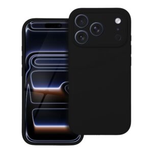 Case SILICONE 2mm for IPHONE 17 Pro black