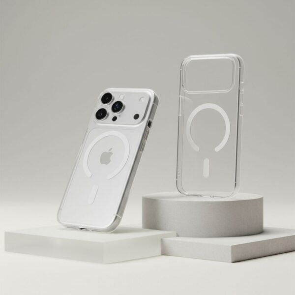 Case for iPhone 17 PRO Forcell F-Protect Clear Hybrid Premium compatible with Magsafe clear