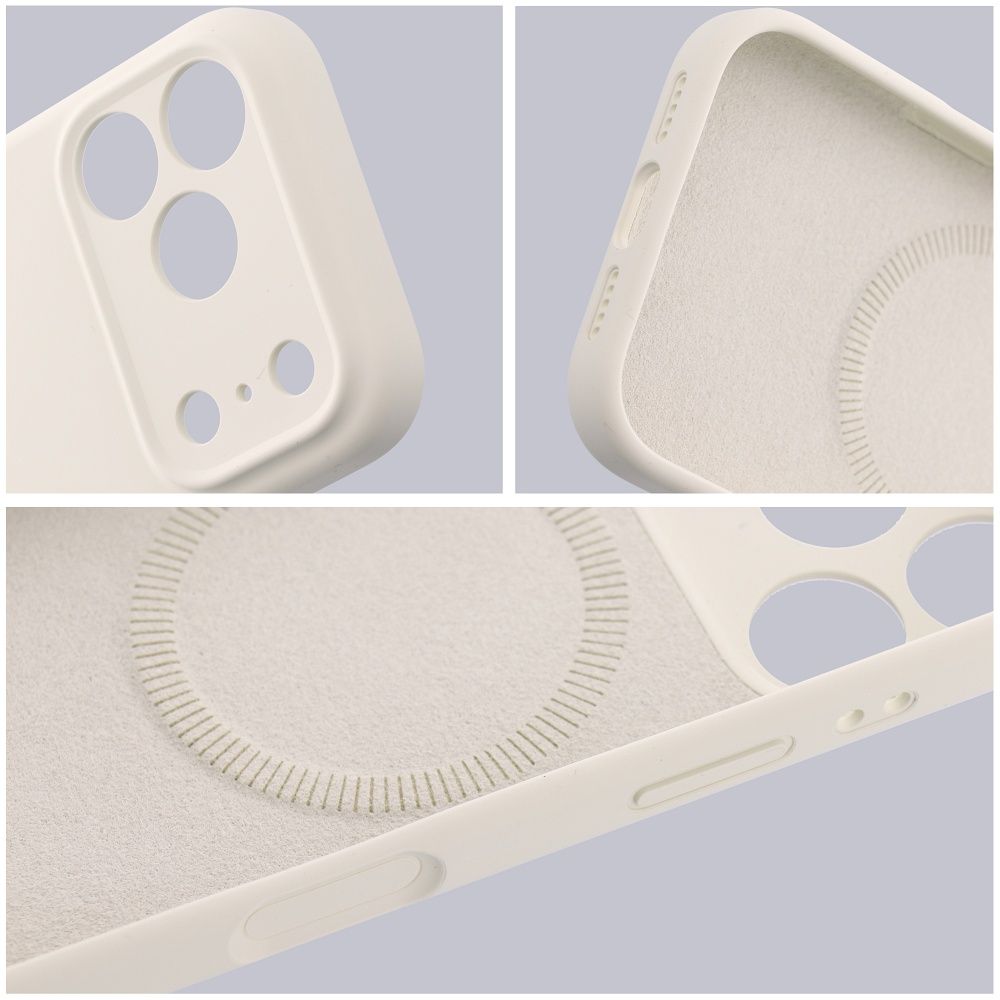 Case for iPhone 17 PRO MAX Forcell F-Protect Rubber Premium compatible with MagSafe antique white