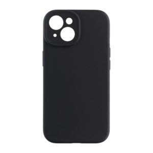 Case for iPhone 15 Forcell F-Protect Rubber Premium compatible with MagSafe black