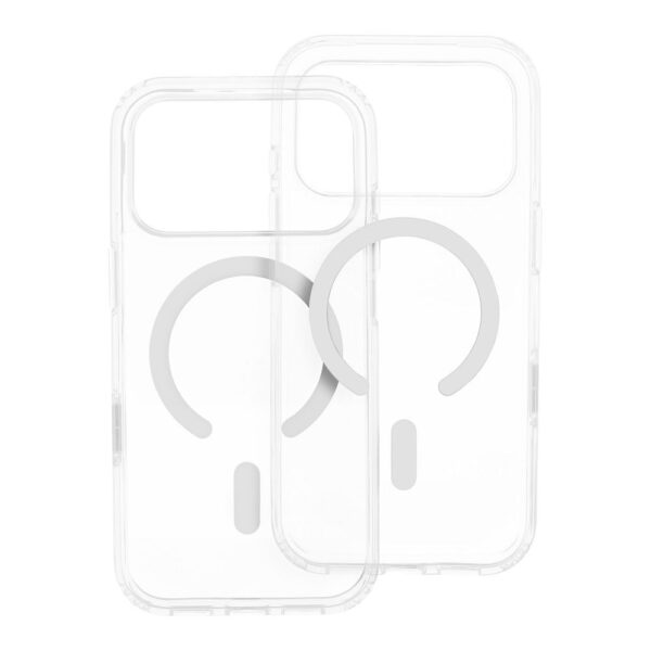 Case for iPhone 17 PRO Forcell F-Protect Clear Hybrid Premium compatible with Magsafe clear