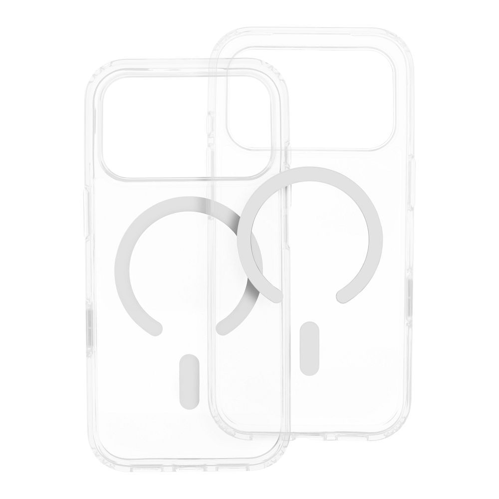 Case for iPhone 17 PRO Forcell F-Protect Clear Hybrid Premium compatible with Magsafe clear