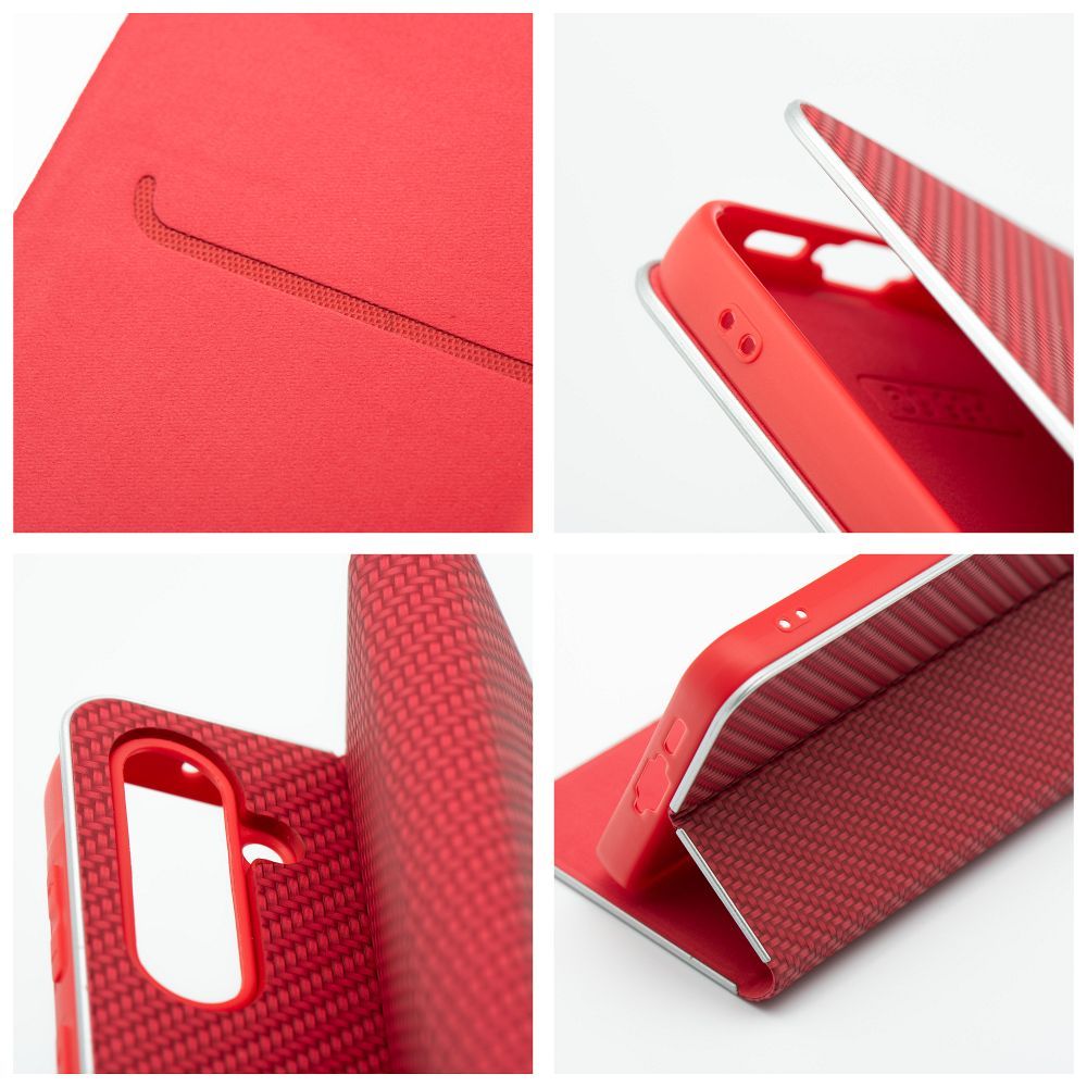LUNA Book Carbon for XIAOMI Redmi Note 15 PRO PLUS 5G red