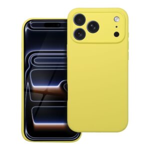 Case SILICONE 2mm for IPHONE 17 Pro Max lemon