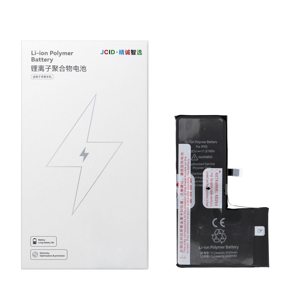 JCID Battery for iPhone Xs 3020 mAh (high capacity)