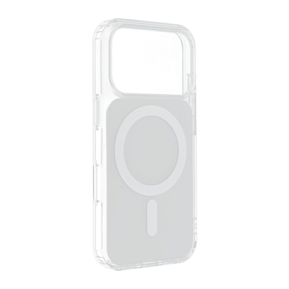 CLEAR FUSION MAG COVER Case compatible with MagSafe for IPHONE 16 white